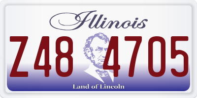 IL license plate Z484705