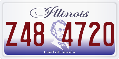 IL license plate Z484720