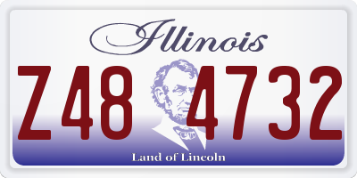 IL license plate Z484732