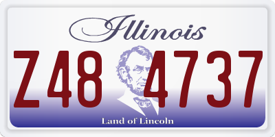 IL license plate Z484737