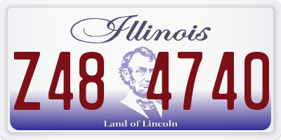 IL license plate Z484740