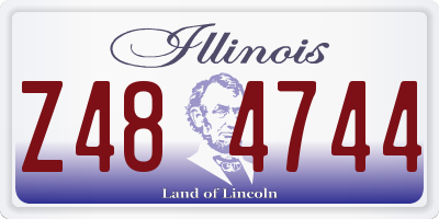 IL license plate Z484744