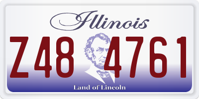 IL license plate Z484761