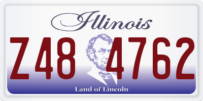 IL license plate Z484762