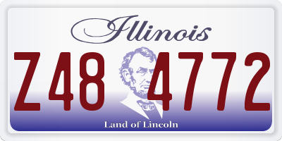 IL license plate Z484772