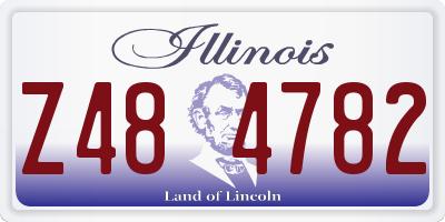 IL license plate Z484782