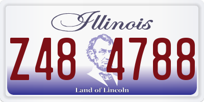 IL license plate Z484788