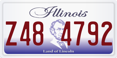 IL license plate Z484792