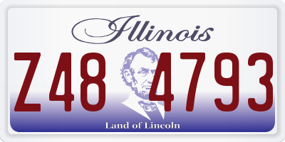 IL license plate Z484793
