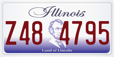 IL license plate Z484795