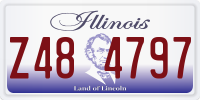 IL license plate Z484797