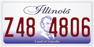 IL license plate Z484806