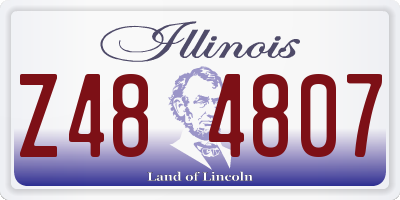 IL license plate Z484807
