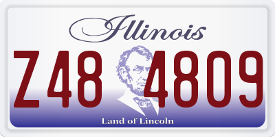 IL license plate Z484809