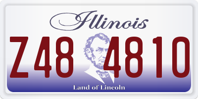 IL license plate Z484810