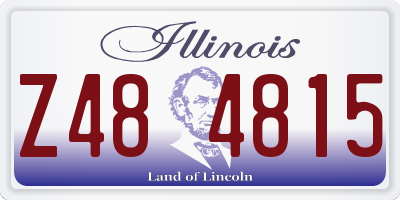 IL license plate Z484815