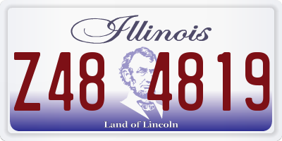 IL license plate Z484819