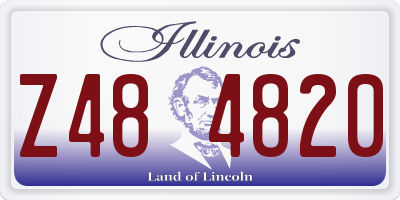 IL license plate Z484820