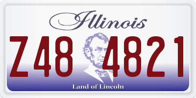 IL license plate Z484821