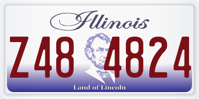 IL license plate Z484824