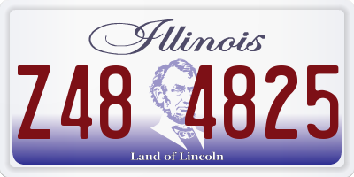 IL license plate Z484825