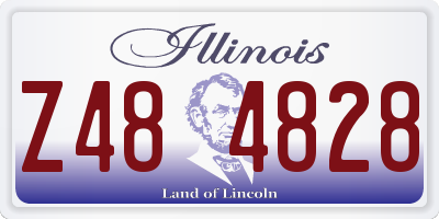IL license plate Z484828