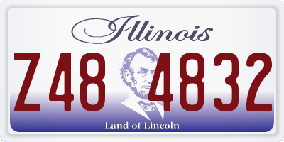 IL license plate Z484832