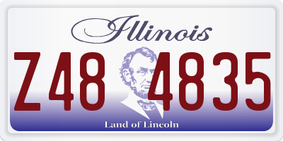 IL license plate Z484835