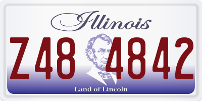 IL license plate Z484842