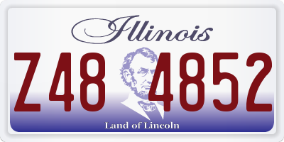 IL license plate Z484852