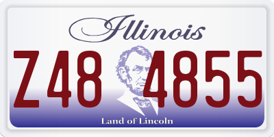 IL license plate Z484855