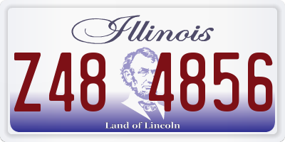 IL license plate Z484856