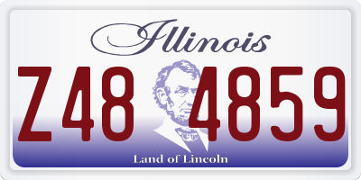 IL license plate Z484859