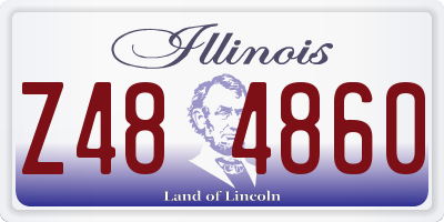 IL license plate Z484860