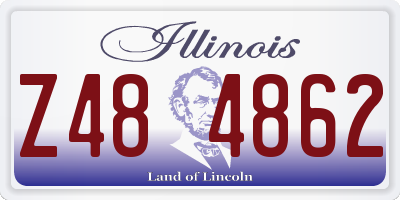 IL license plate Z484862