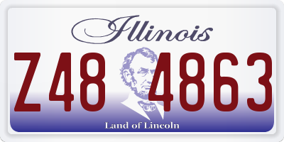 IL license plate Z484863