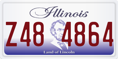 IL license plate Z484864