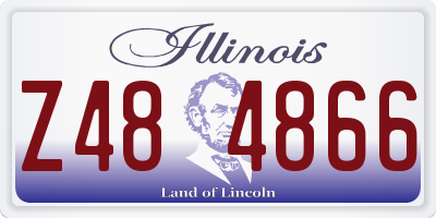 IL license plate Z484866