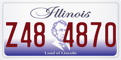IL license plate Z484870