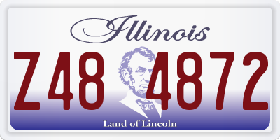 IL license plate Z484872