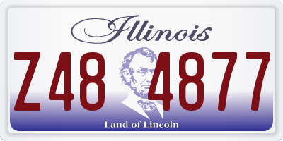 IL license plate Z484877