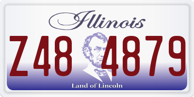 IL license plate Z484879