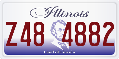IL license plate Z484882