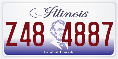 IL license plate Z484887