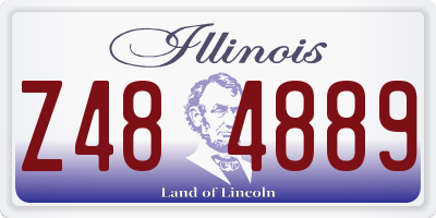 IL license plate Z484889