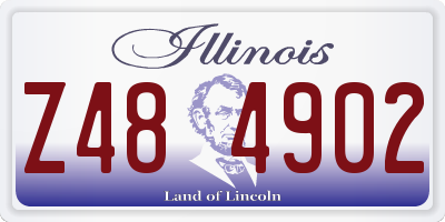 IL license plate Z484902