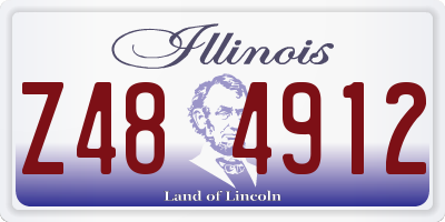 IL license plate Z484912
