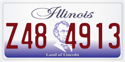 IL license plate Z484913