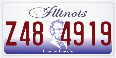 IL license plate Z484919