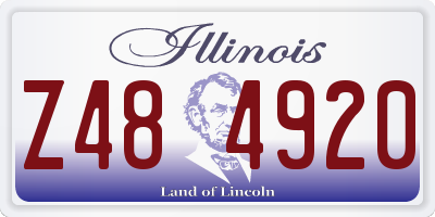 IL license plate Z484920